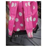 Rockland Rolling Pink Polka Dot Duffel *Damaged Straps*