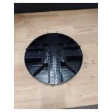 USA Made Original Round Foundation Block (10-Pack)  Supports 1250 Lbs, Durable Deck Support and Floating Shed Base  100% Recyclable Pedestal for Pier, Post and Beam Construction -Retail:$100