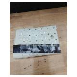 Yimobra Shower Stall Mat Non Slip, 21x21 Inch, Soft Square Bath Mat for Shower with Suction Cups and Drain Holes, Stall Floor Mats for Bathroom, Machine Washable, Bathroom Accessories, Beige - Retail: