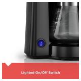 BLACK+DECKER CM0700BZ 4-in-1 5-Cup Coffee Station Coffeemaker, Black - Retail: $40