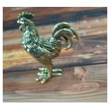 Vintage Brass Rooster Figurine - Retail: $15