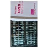 Beetles Tipex Instant Apex Nail Tips Halloween Nails, Stiletto Medium, 192pcs 16 Sizes, Pre-Building Pre-Etched Strong Thicker Strong Acrylic Tips - Retail: $17
