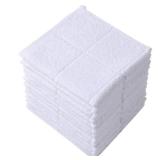 Glynniss Dishcloths Kitchen Highly Absorbent Dish Rags 100% Cotton Dish Cloths for Washing Dishes, Cleaning (11 x 11 Inches, 12 pcs, White) - Retail: $14