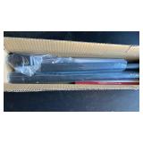 Oval Closet Rod for Hanging Clothes Adjustable Closet Rods 18 to 40 Inch Heavy Duty Black Poles Bar Closet Rod Expandable for Wardrobes Laundry RV - Retail: $16