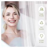 AmazerBath Shower Curtain Liner Small, 60x72 Clear Camper Shower Curtain, Waterproof Plastic Shower Liner, Lightweight PEVA Shower Curtain for Bathroom with 3 Magnets and 10 Rustproof Metal Grommets -