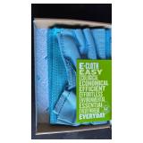 E-Cloth Window Cleaning Cloth - Eco Packaging - Glass Cleaning Cloth, Streak-Free Windows with Just Water, Microfiber Towel Kit for Windows, Car Windshield, Mirrors - Alaskan Blue - Retail: $15