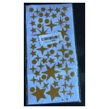 Star Wall Stickers 320 Pcs Sparkle Wall Decor Sticker, Peel and Stick Stars Vinyl Decals for Kids Nursery Party