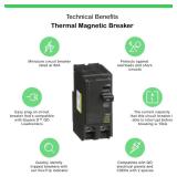 Square D by Schneider Electric Square D - QO290CP QO 90-Amp Two-Pole Circuit Breaker - Retail: $61