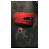 memzuoix 2.4G Wireless Mouse, 1400 DPI Mobile Optical Cordless Mouse with USB Receiver, Portable Computer Mice for Laptop, PC, Desktop, MacBook, 5 Buttons, Red - Retail: $11