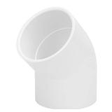 Lswteiz 3\ 45 Degree PVC Elbow Pipe Fitting Connector (Socket x Socket) Furniture Build Grade SCH40 3 Inch 45 Degree Elbow PVC Corner Adapter for Home Sewer Plumbing Water Line - Retail: $14in