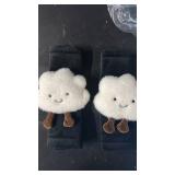 2pk Happy Cloud Seatbelt Covers -