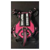 WINSEE TherapyService Dog Harness, Pink, M  -