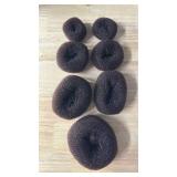 Hair Bun Donuts - Set of 7 - Retail: $8