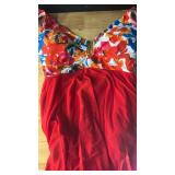 Womens One Piece Swimsuit (Medium, Red) -
