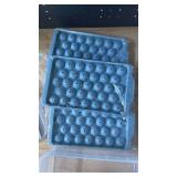 Ice Ball Trays, 3x33 Total 99 Slots -