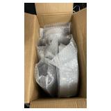 WELLIFE 300 PCS Silver Dinnerware Set for 50 Guests,