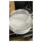 WELLIFE 300 PCS Silver Dinnerware Set for 50 Guests,