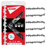 KAKEI Stihl Chainsaw Chain 18 Inch .325\ Pitch .063\in Gauge 68 Drive Links- 26RS 68 Fits Stihl (PRE 2023 .063\in Gauge) 025, MS250, MS251, 3005 008 4717-36390050068, V68 (3 Chains) - Retail: $39in