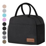 douyadady Lunch Bag WomenMen Lunch Box WomenMen (black) - Retail: $6