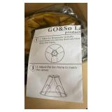 GOandSo handmade craftsmanship lampshade black and yellow  -