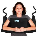 Zomaple Post Mastectomy Pillow, Black  Gentle Chest Protection for Car Rides and Sleep  Reduces Underarm Pressure, Cushions Everyday Bumps, Helps You Relax  Pillow for Mastectomy Recovery Suppor