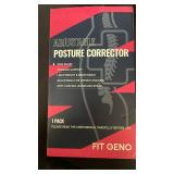 Fit Geno Posture Corrector for Women Invisilite: Invisible Lightweight Back Brace for Neck Shoulder and Upper Back Pain Relief - Improve Posture Correct Hunchback Slouching Under Clothes Medium - Reta