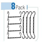 Mr. Pen- Space Saving Hangers, Black, 8 Pack, Clothes Organizers, Shirt Hangers, Magic Closet Space Savers - Retail: $9