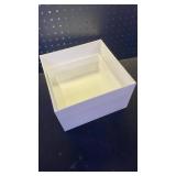 PecMuikee White Storage Boxes - Set of 3 - Retail: $15