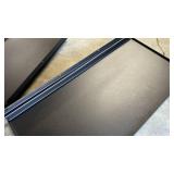 Black Metal Industrial Shelving Panels 2pc - Retail: $25