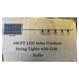 100ft Solar String Lights with Remote - Retail: $25