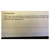 100ft Solar String Lights with Remote - Retail: $25