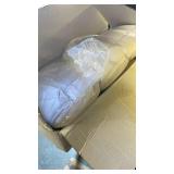 AiAngu Canadian Luxury Goose Down Pillows Queen Size Set of 1, 100% Cotton Shell, 1250+ Fill Power - Cervical Neck Support Comfort, Ergonomic Design for Side, Back, and Stomach Sleepers - Retail: $58