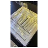 12x12 Inch (Duct Opening) Aluminum 4-Way Air Flow Vent  HVAC Vent Cover for Wall or Ceiling  Quiet HVAC Wall Register - Multi-Shutter Damper  Adjustable Curved Blade - Plastic Seal for Tight Fit