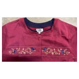 Vintage CandK Designs Embroidered Bird Cardigan 3XL - Retail: $25