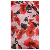 Floral Print Pink See-Through Leotard M - Retail: $15