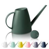 Watering Can for Indoor Outdoor Plants, Modern Small Watering Cans with Removable Nozzle, Long Spout Watering Can for Indoor Bonsai Plants Garden Flowers 12 Gallon 1.8L 60OZ (Dark Green) - Retail: $13