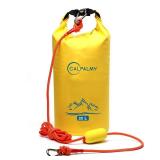 CALPALMY 2-in-1 Sand Anchor for Small Boats, Power Watercrafts, Canoes and Kayaks | Waterproof Dry Bag for Hiking, Camping, Water Sports, Kayaking, Boating, Surfing and Tubing - Retail: $20