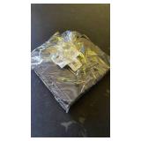 Argivean Small Black Gift Bags: 6pcs Mini Gift Bags With Handles Bulk 6.3x4.7x2.4 Inch For Wedding Party Birthday Business (S-6pcs) - Retail: $8