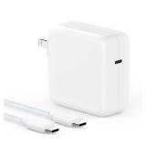 Charger for MacBook Pro 16 14 inch MacBook Air 15 13 inch 2025 2024 2023 2022 2021 2020 2019 M4 M3 M2 M1, Super Compact 100W USB C Laptop Power Adapter, 6.6FT USB-C Braided Cable, Original Quality - R