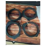 Red wolf 4pcs 6.5in speaker brackets  - Retail: $45