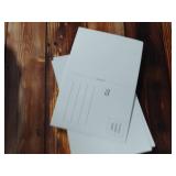 Erewa 25 Pieces Blank Postcards for Mailing 4x6 Inches, Printable Heavyweight Paper Cards 14pt300gsm for DIY Thank You Cards, Greeting Cards Birthday Card and More(White) - Retail: $5