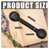 2 Pieces Weighted Bookmarks Book Weight Page Holder Rubber Book Weight Bookmark Portable Weighted Rubber Page Holder for Adults Reading(Black) - Retail: $15
