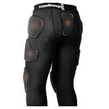 COOLOMG Youth Boys 7 Pad Football Girdle with Cup Pocket,Knee Pads,Integrated Hip, Tailbone, Thigh Pads Black M - Retail: $45