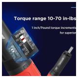 Sanliang Torque Screwdriver Wrench Driver Bits Set 10-70 Inch Pounds lbs for Maintenance,Tools, Bike Repairing and Mounting. (10-70 in-lbs) - Retail: $27