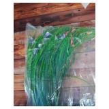 MelorcaandGuilla Artificial Plants Outdoor 3PCS 23 Fake Tall Grass,Faux Grass Plant,Artificial Greenery Shrubs Bushes for Garden Porch Window Box Shop Office Home Décor - Retail: $23