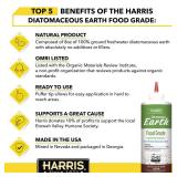 HARRIS Diatomaceous Earth Food Grade, Half Pound with Easy Application Puffer Tip - Retail: $10