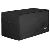 Shieldo Deck Box Cover- Heavy Duty 600D Polyester Oxford,100% Waterproof Deck Box Cover 52\ L x 26.7\in W x 26.7\in H - Retail: $26in