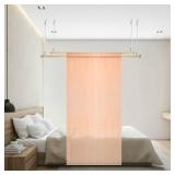 Beyeutao Bed Canopy Frame Adjustable Solid Wood Bed Poles Hanging Bed Pole Canopy Bed Frame Bed Curtains Frame Suitable for All beds 2Pcs 78 inches. - Retail: $34