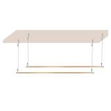 Beyeutao Bed Canopy Frame Adjustable Solid Wood Bed Poles Hanging Bed Pole Canopy Bed Frame Bed Curtains Frame Suitable for All beds 2Pcs 78 inches. - Retail: $34