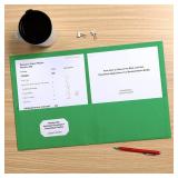 Oxford Two-Pocket Folders, Assorted Colors, Letter Size, 25 per box (57513) - Retail: $12